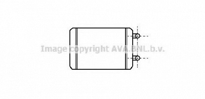 AVA QUALITY COOLING ol6123 -  Теплообменник, отопление салона
